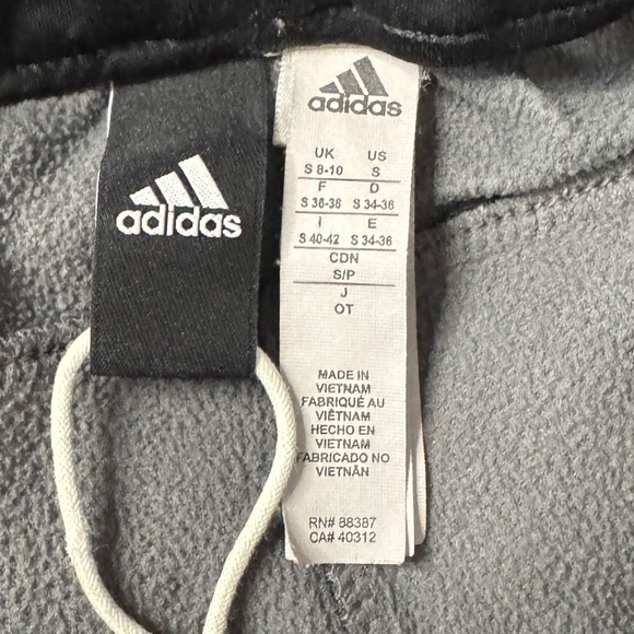 Adidas Women's Athletic Jogger Sweatpants Marled Gray Size Small Athleisure - Picture 8 of 16